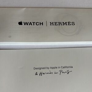 Apple Watch Hermès Band instructions, warranty papers